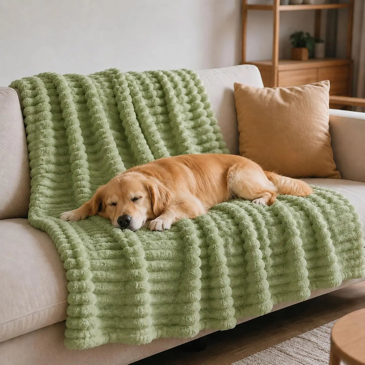 Emotional Support Blanket for Dogs Comforting Pet Throw