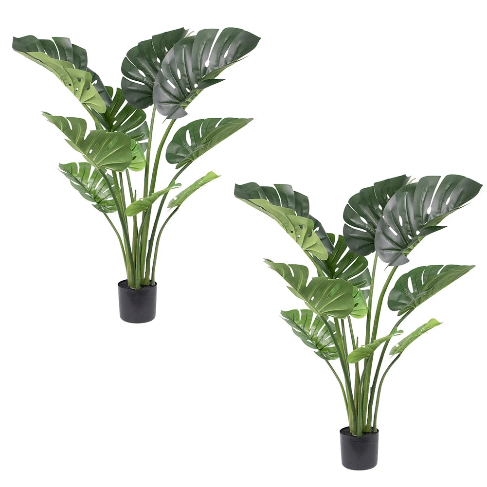 Artificial Monstera Tree With Pot for Home and Office Decor