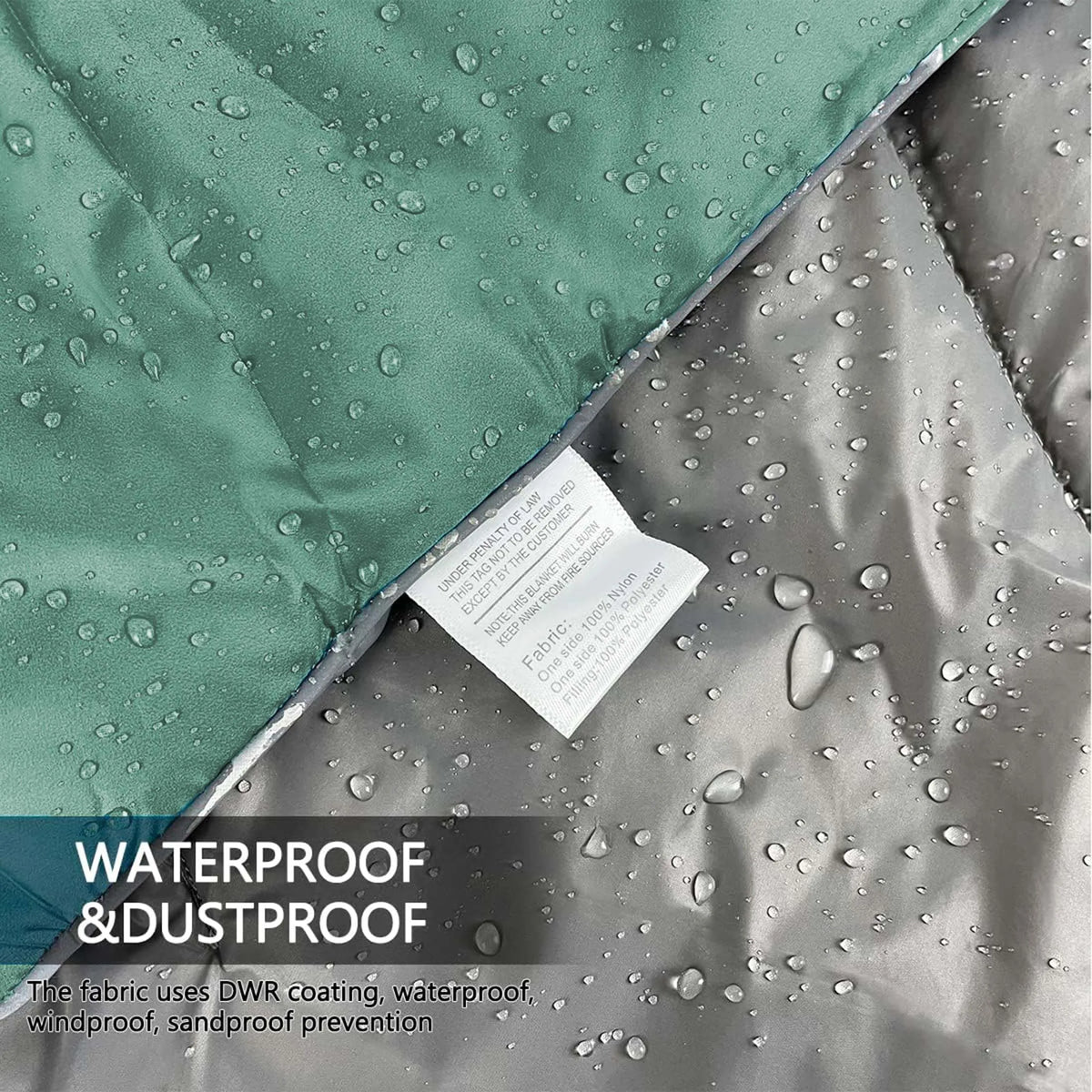 Portable Waterproof Camping Blanket for Hiking Picnics and Car Trips