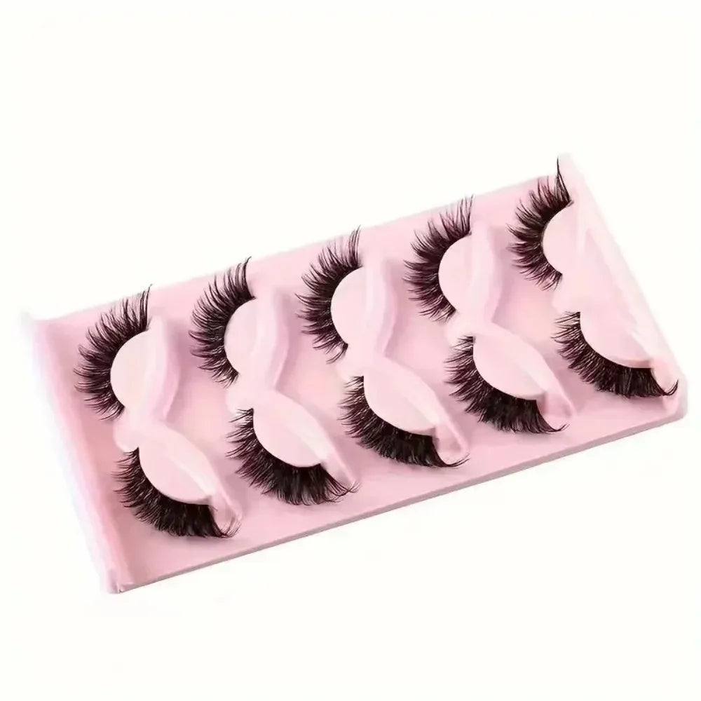 Natural Wispy Cat Eye False Eyelashes for Everyday Eye Makeup