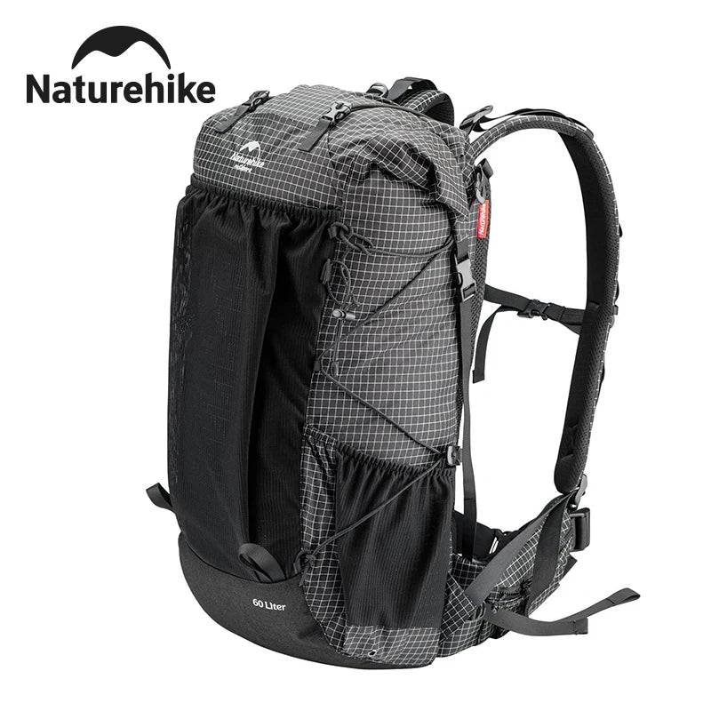 Naturehike Waterproof Hiking Backpack With Rain Cover, Adjustable Straps