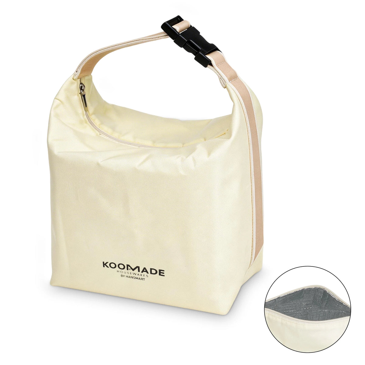 HANSMART Insulated Stainless Steel Leakproof Bento Lunch Box With Bag