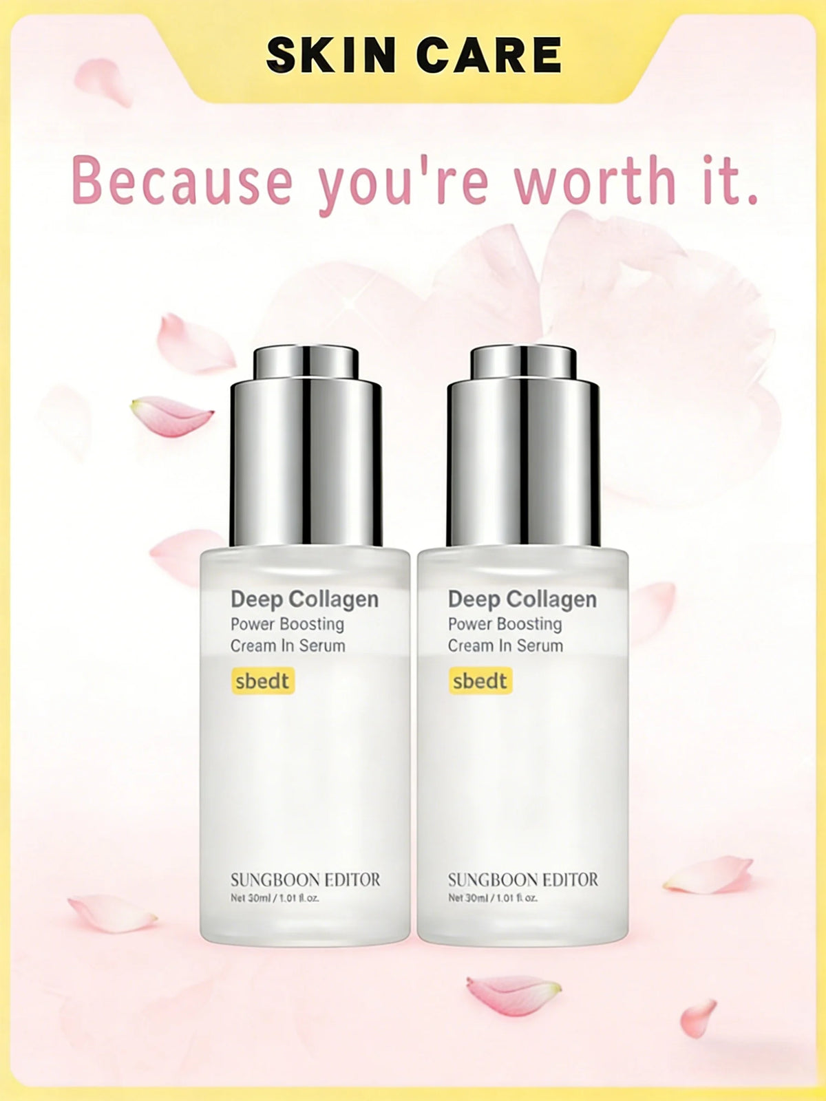 Sungboon Editor Collagen Wrinkle Filler Serum With Volufiline And Niacinamide