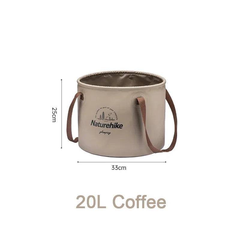 Naturehike Foldable Waterproof Outdoor Bucket for Camping Travel and Fishing