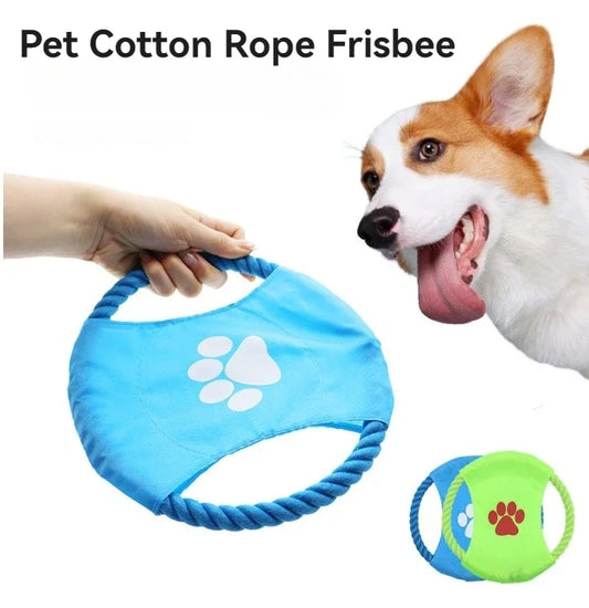 Durable Dog Flying Disc Toy For Interactive Fetch Outdoor Play