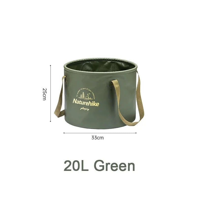 Naturehike Foldable Waterproof Outdoor Bucket for Camping Travel and Fishing