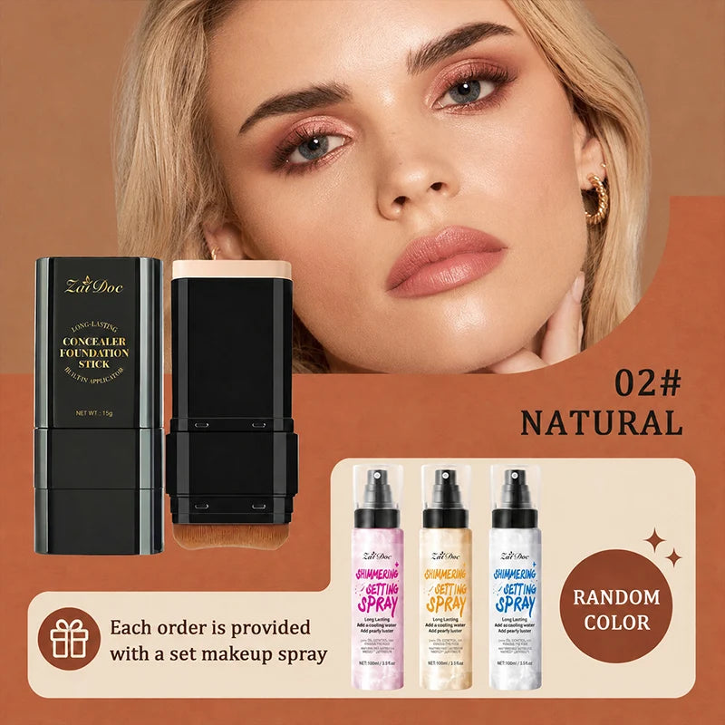 Zaidoc Long Lasting Concealer Foundation Stick Makeup