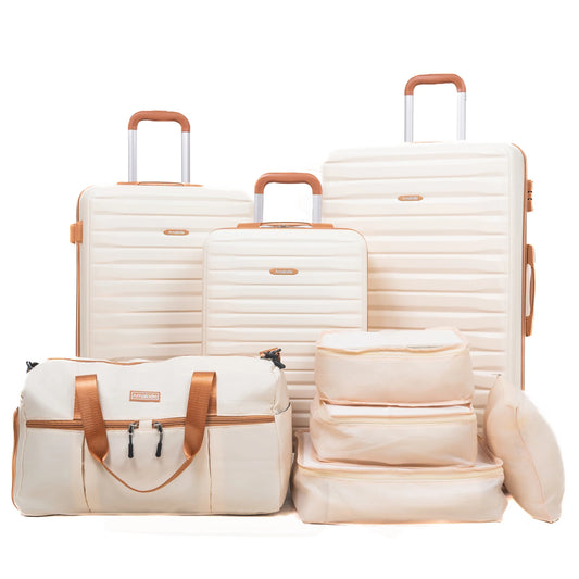Travelhouse ABS Luggage Set With Spinner Wheels And TSA Lock
