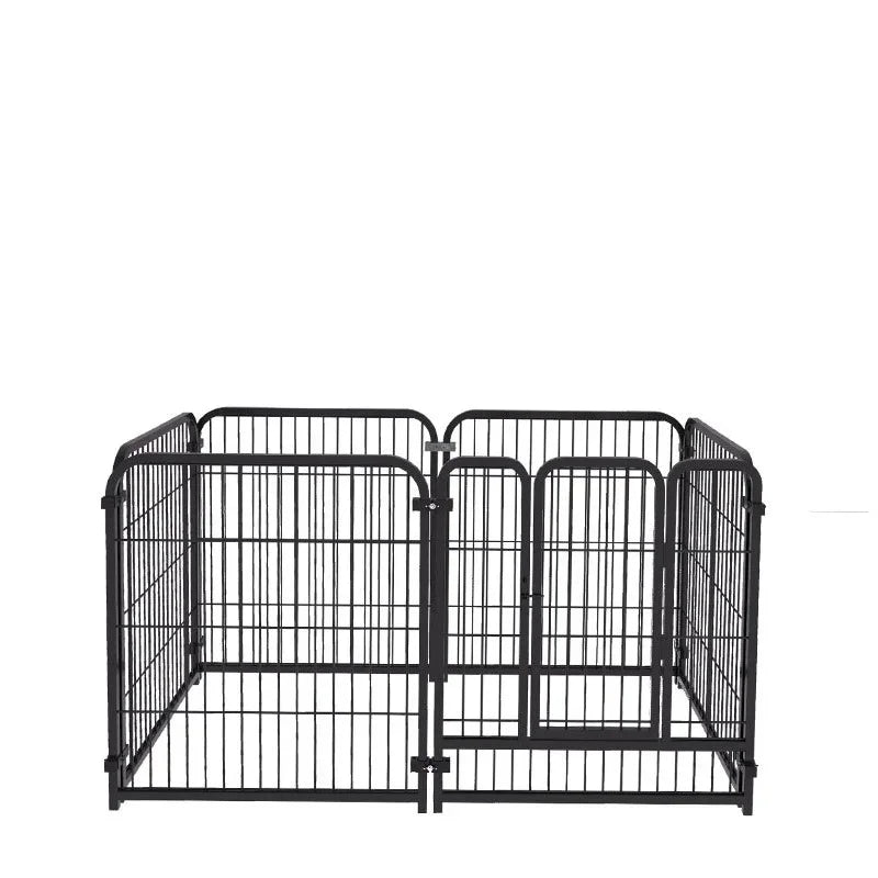 Foldable Stainless Steel Pet Playpen for Dogs and Small Pets