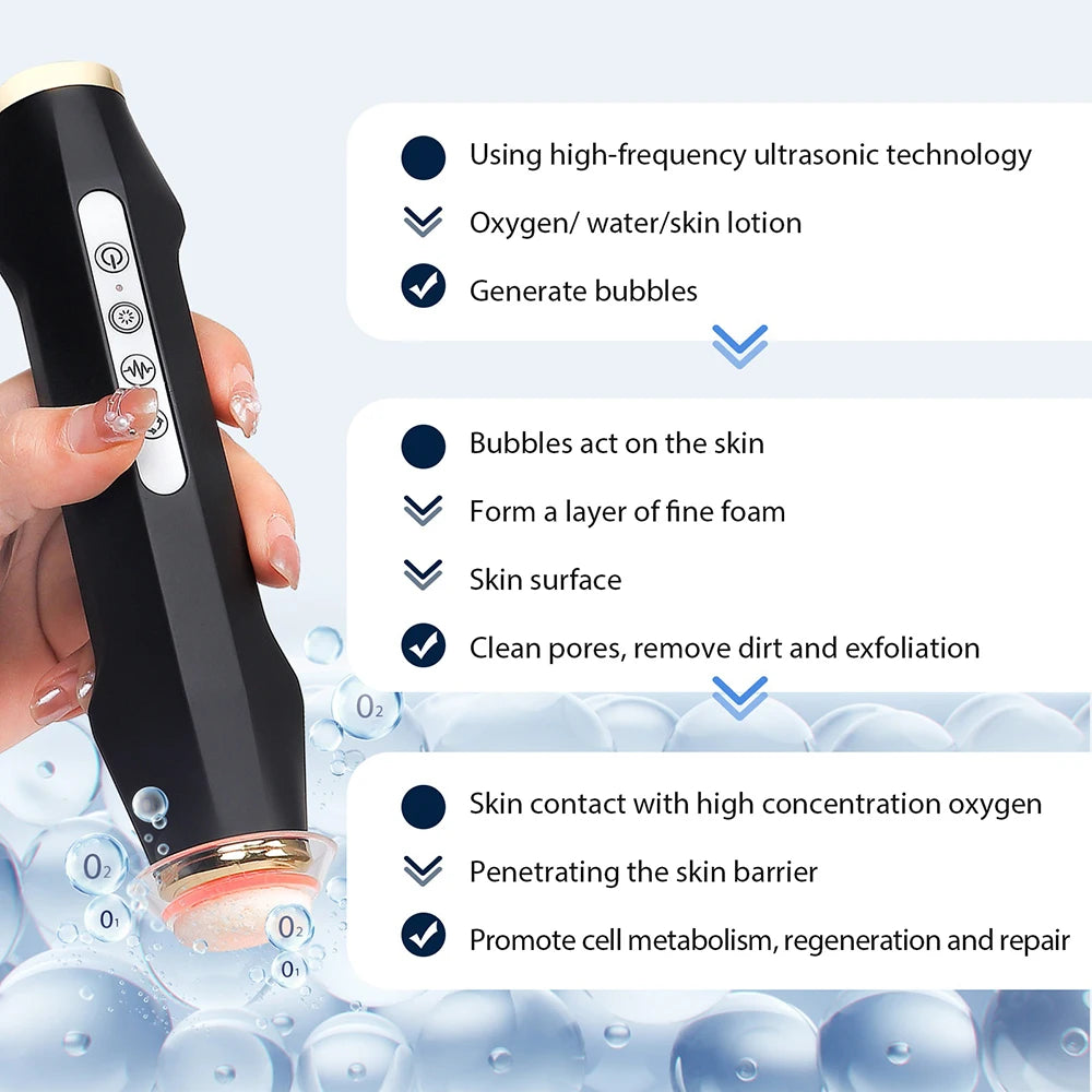 Foreverlily Oxygen Bubble Facial Pen For CO2 Skin Care Device