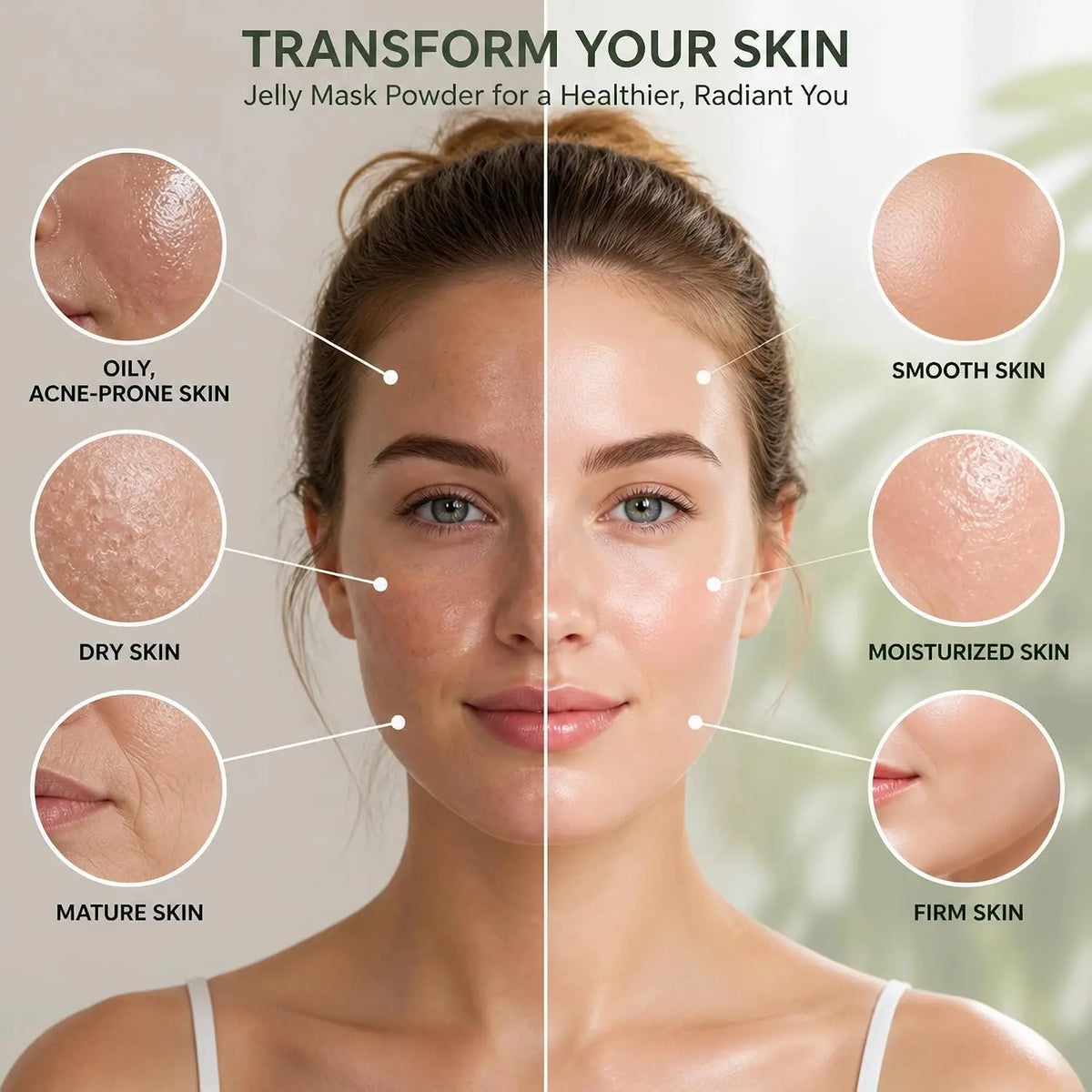 YMEYFAN Salmon PDRN Hyaluronic Acid Collagen Jelly Mask Powder