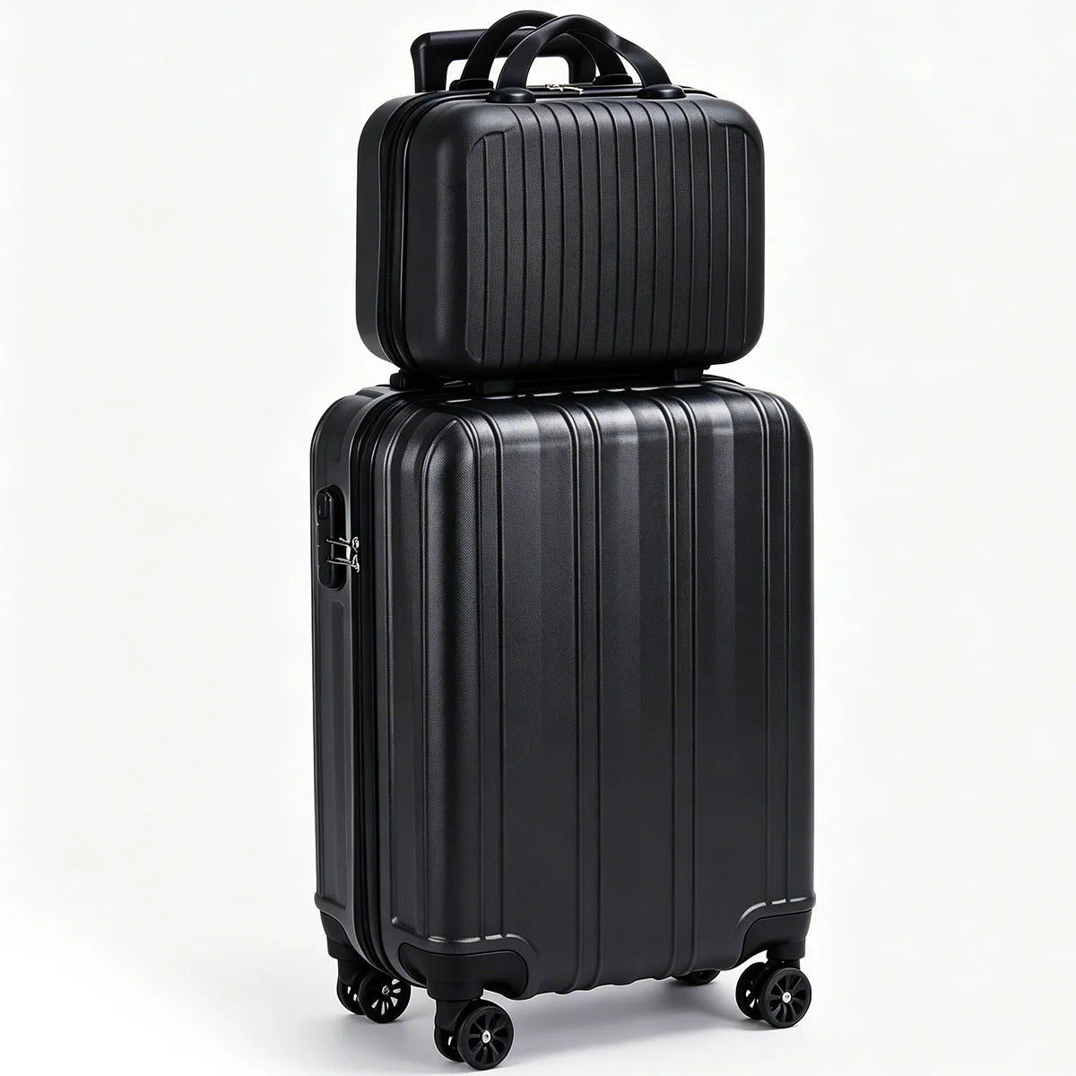 Hardside Luggage Set With TSA Lock, USB Port And Silent Spinners