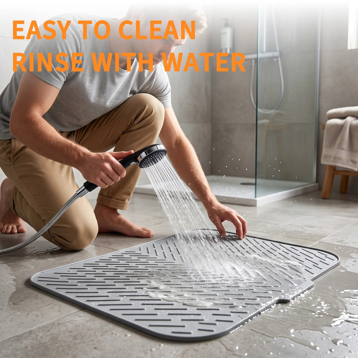 Waterproof Non Slip Silicone Cat Litter Mat for Multiple Cats