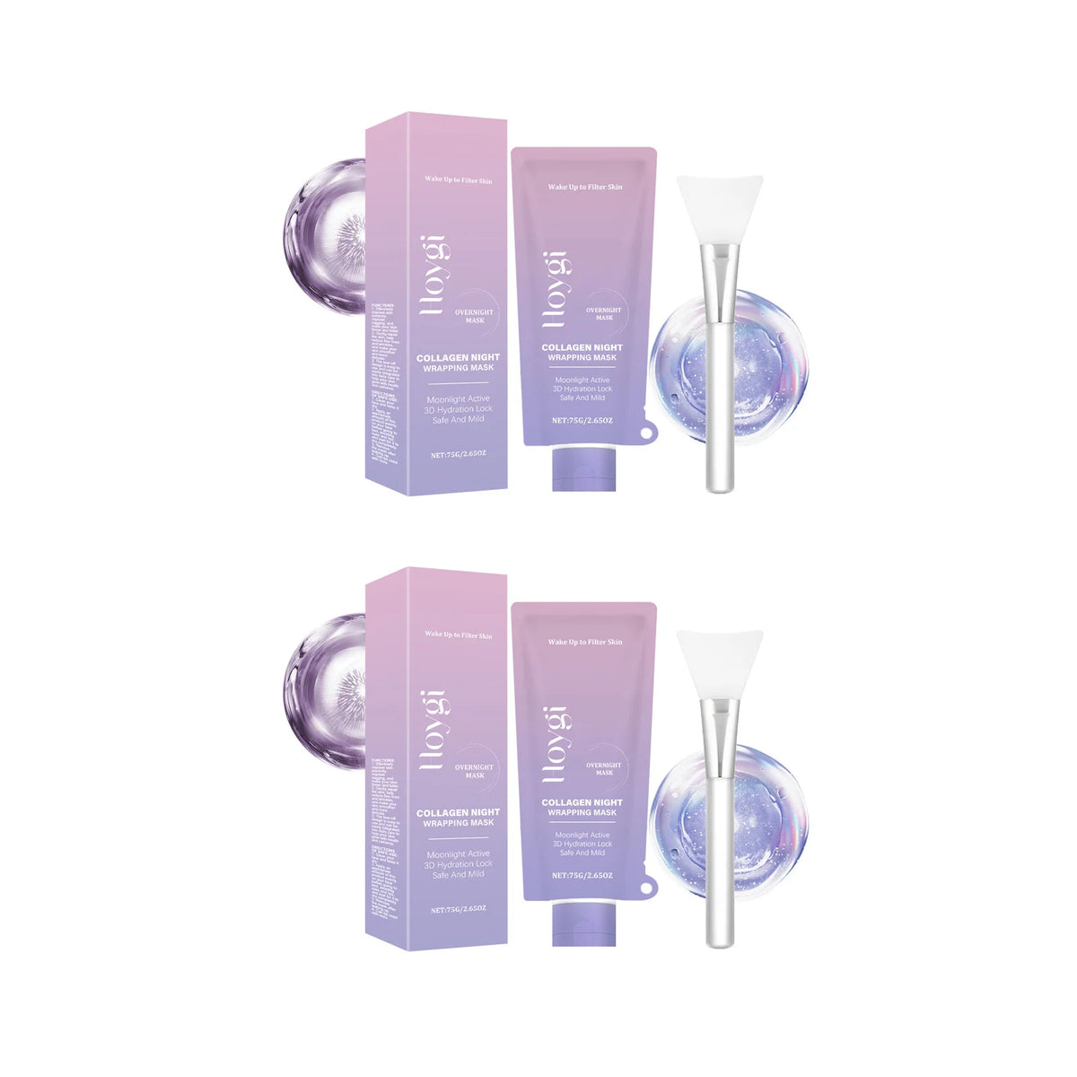 Hoygi Collagen Night Wrapping Mask for Firming and Hydrated Skin