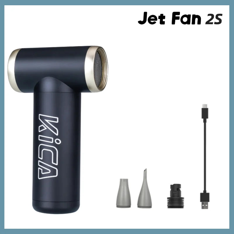 KiCA JetFan 2S Portable Rechargeable Air Blower for Outdoor Use