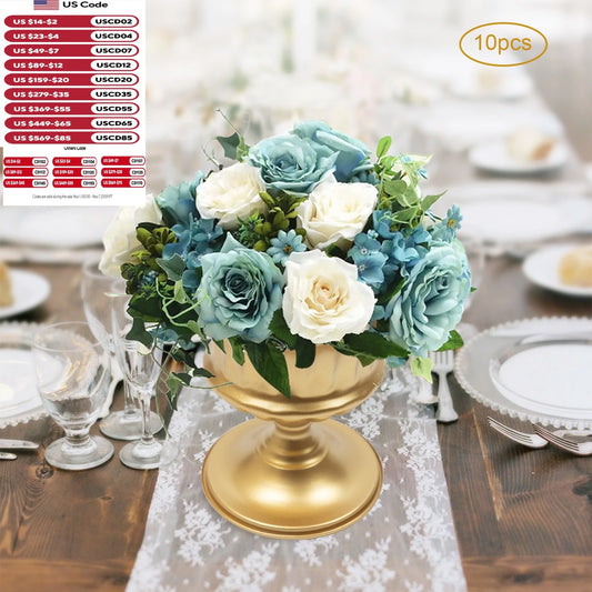 Wedding Trumpet Flower Vases for Table Centerpieces and Party Decor