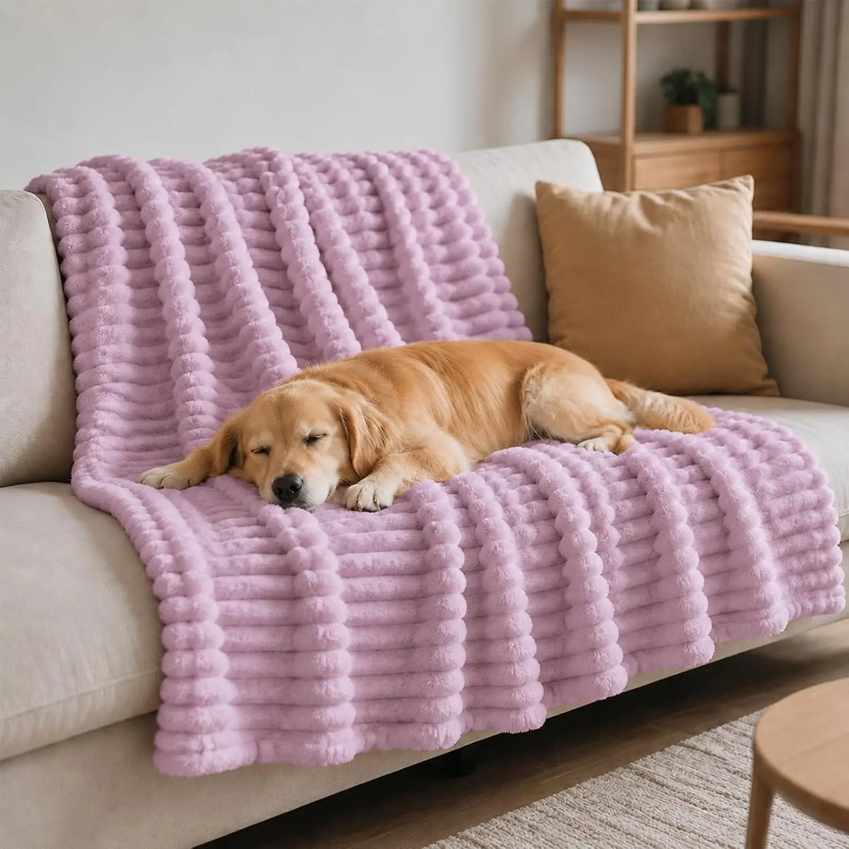 Emotional Support Blanket for Dogs Comforting Pet Throw
