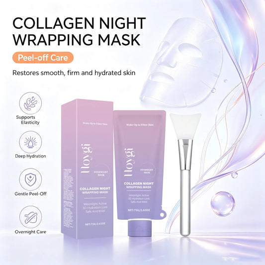 Hoygi Collagen Night Wrapping Mask for Firming and Hydrated Skin