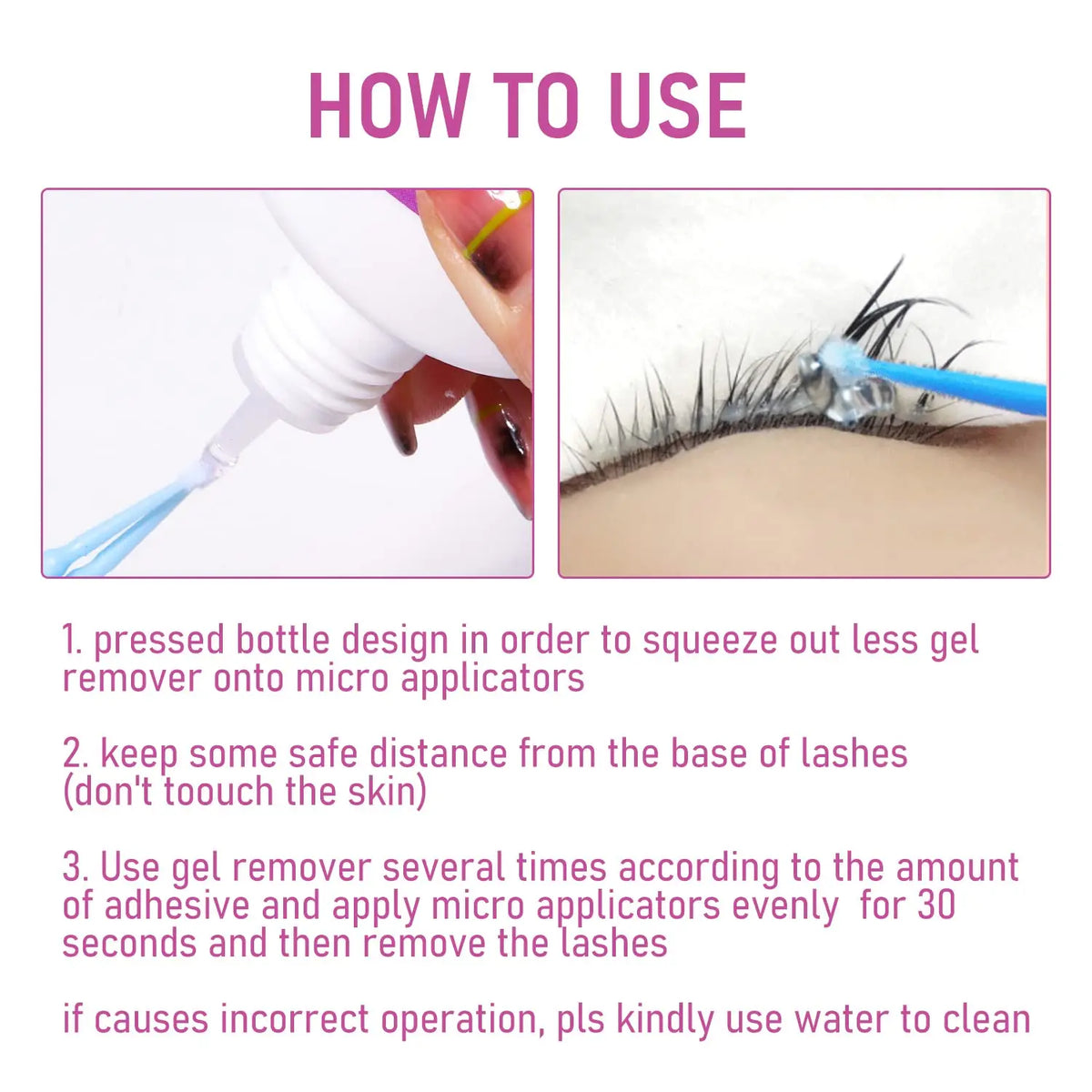 VEYES INC Professional Gel Lash Remover for Eyelash Extensions
