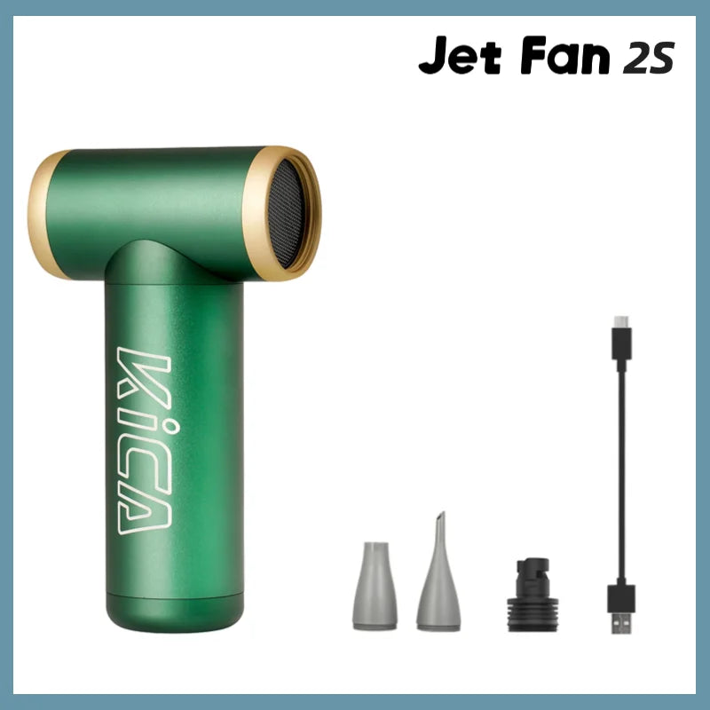 KiCA JetFan 2S Portable Rechargeable Air Blower for Outdoor Use