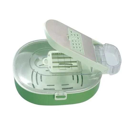 Ergonomic Stainless Steel Vegetable Cutter With Comfortable Grip