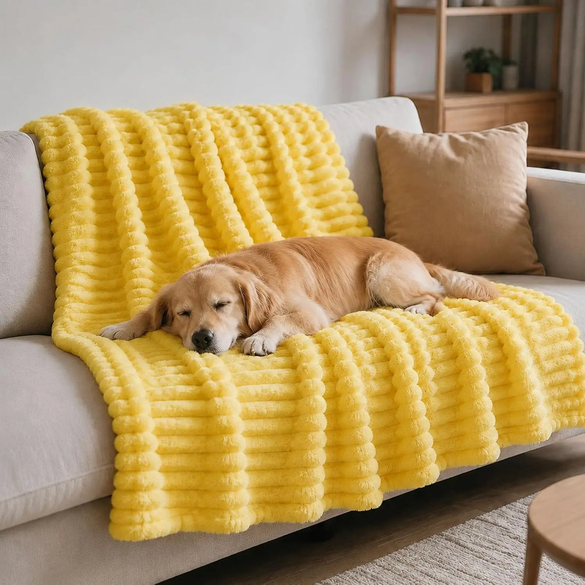 Emotional Support Blanket for Dogs Comforting Pet Throw