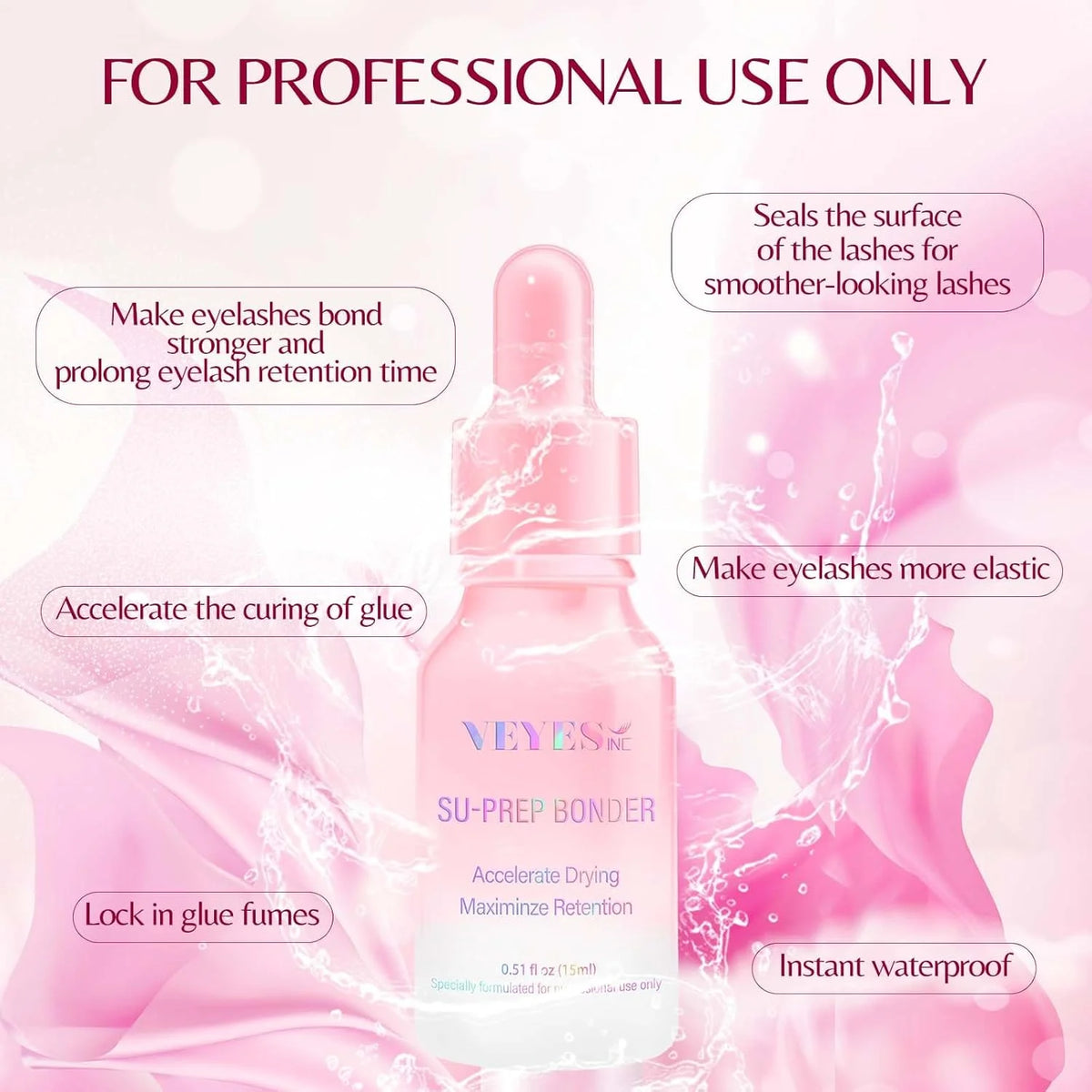 VEYES INC Eyelash Extension Super Bonder Adhesive Setting Agent