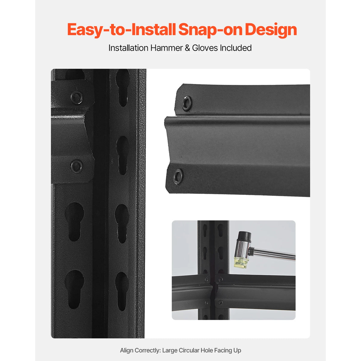 SucceBuy Adjustable Metal Utility Storage Shelving Rack