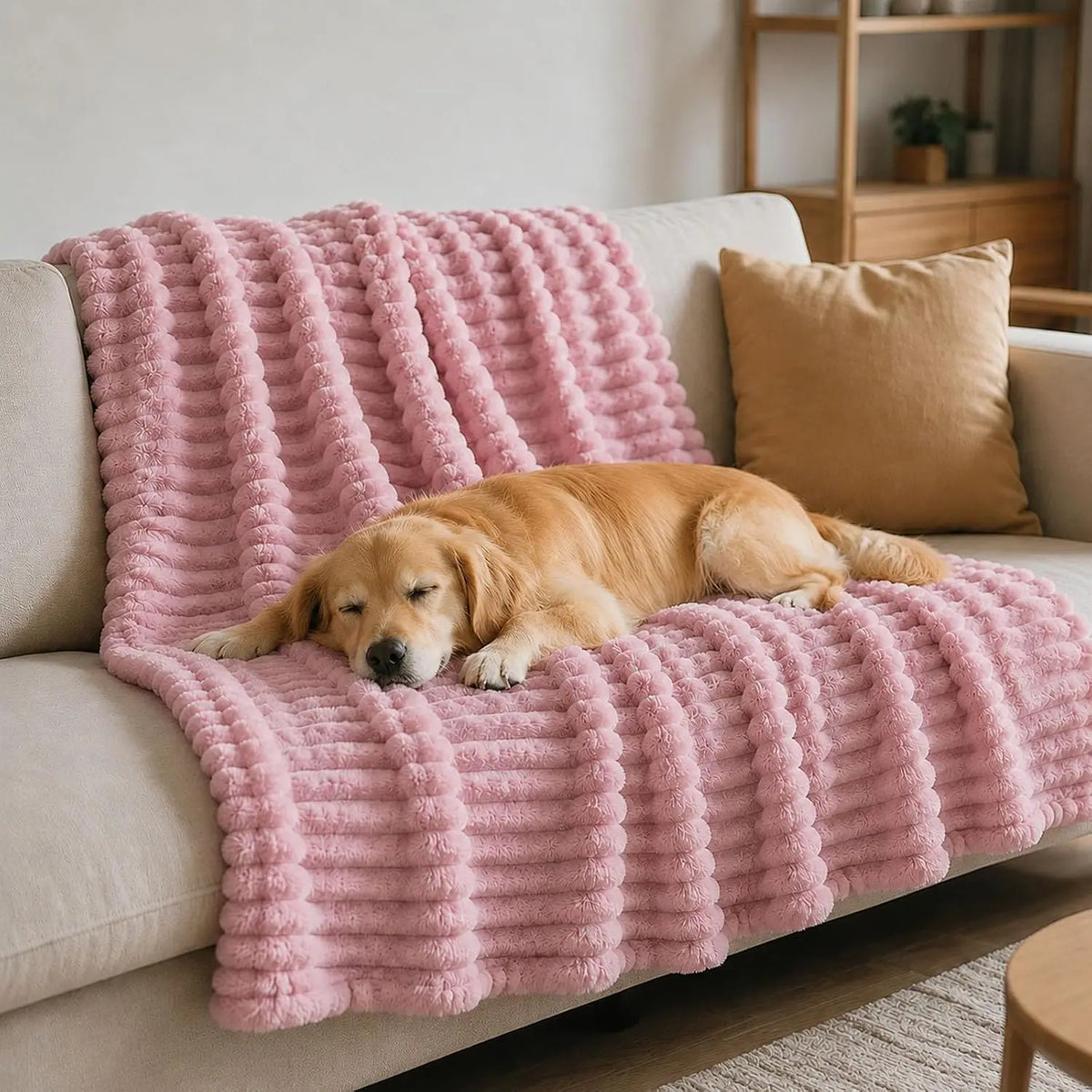 Emotional Support Blanket for Dogs Comforting Pet Throw