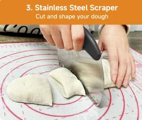 Sourdough Bread Proofing Basket Set With Complete Baking Tools