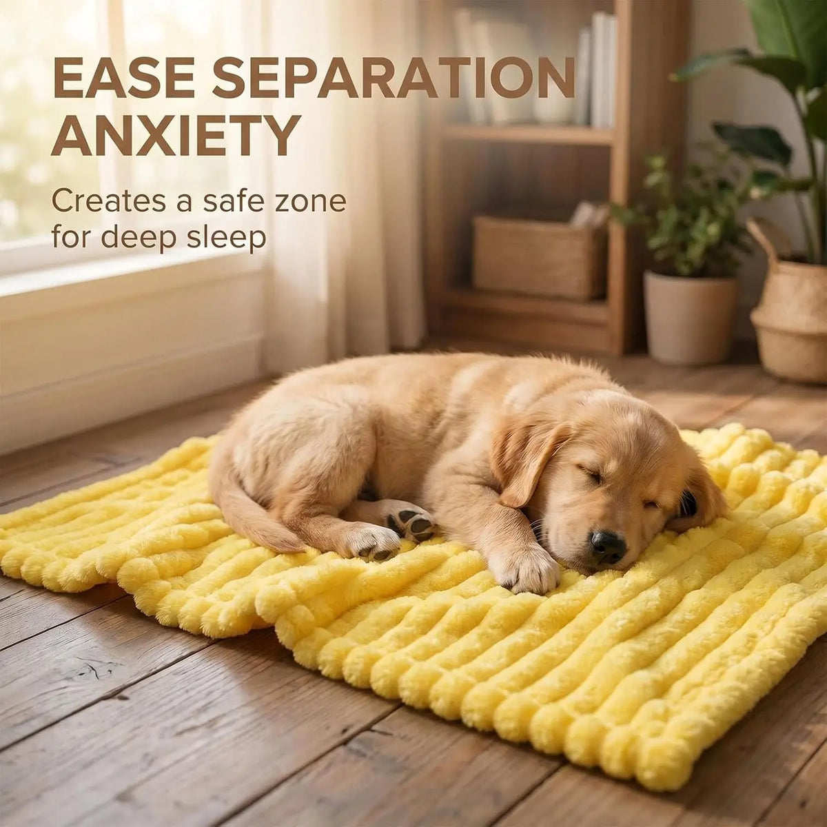 Emotional Support Blanket for Dogs Comforting Pet Throw