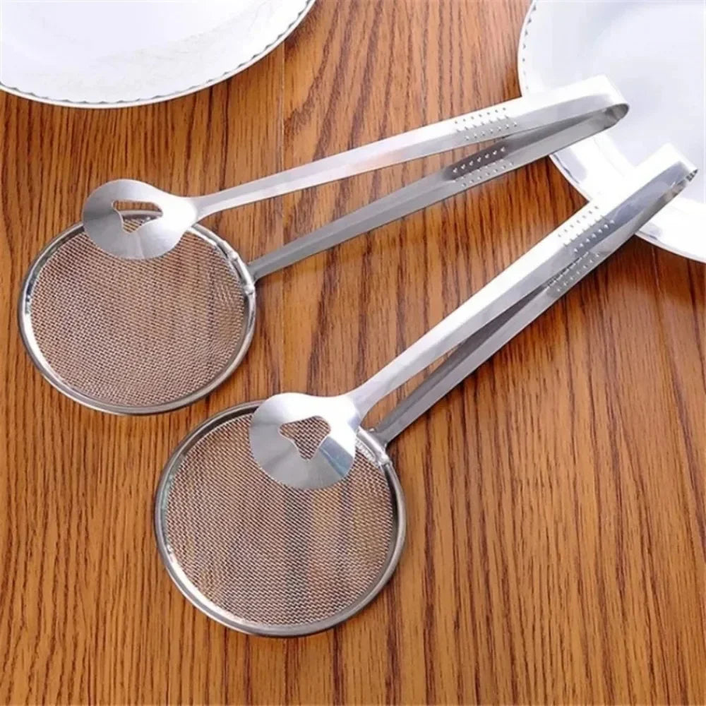 STONEGO Stainless Steel Fine Mesh Colander Strainer With Clip