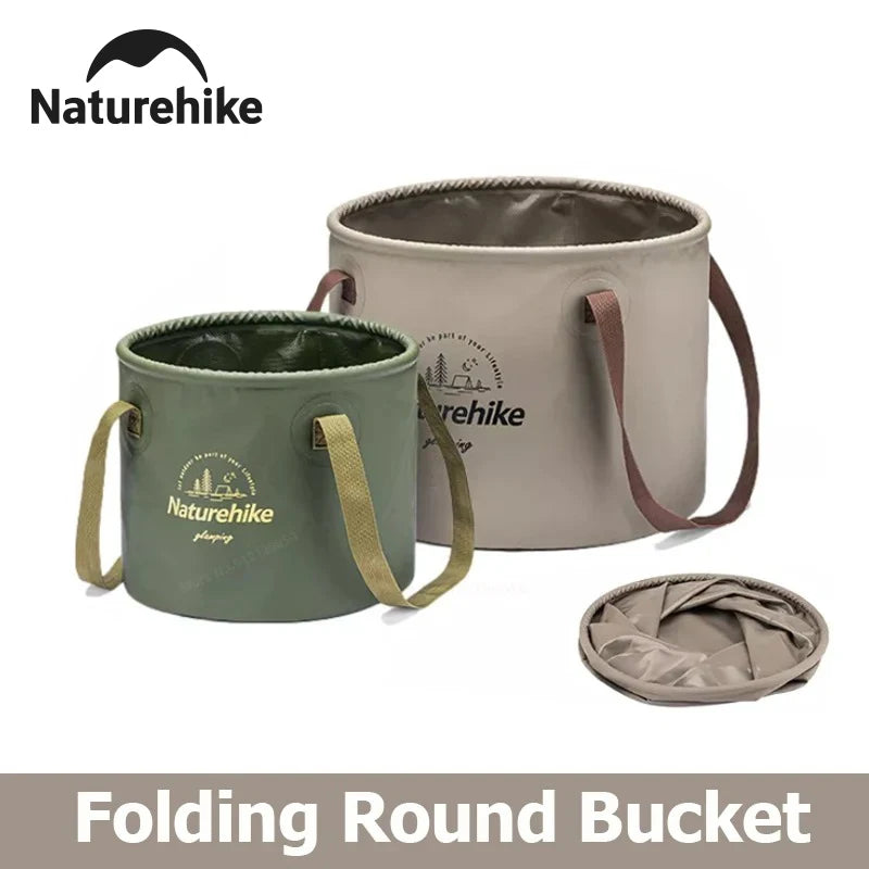 Naturehike Foldable Waterproof Outdoor Bucket for Camping Travel and Fishing