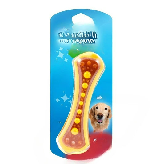 Dental Duo Dog Chew Toy With Bacon Flavor Gum Massage