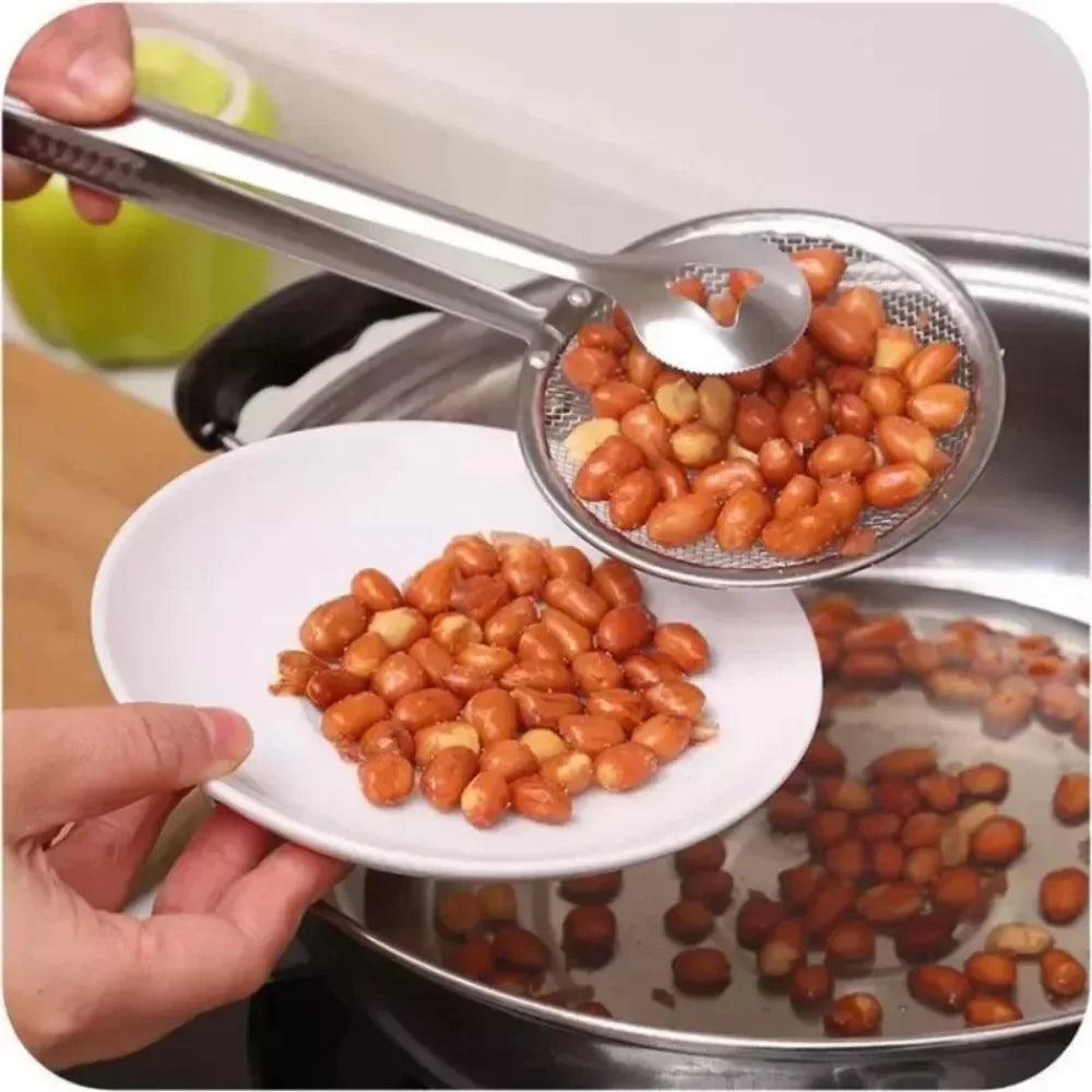 STONEGO Stainless Steel Fine Mesh Colander Strainer With Clip