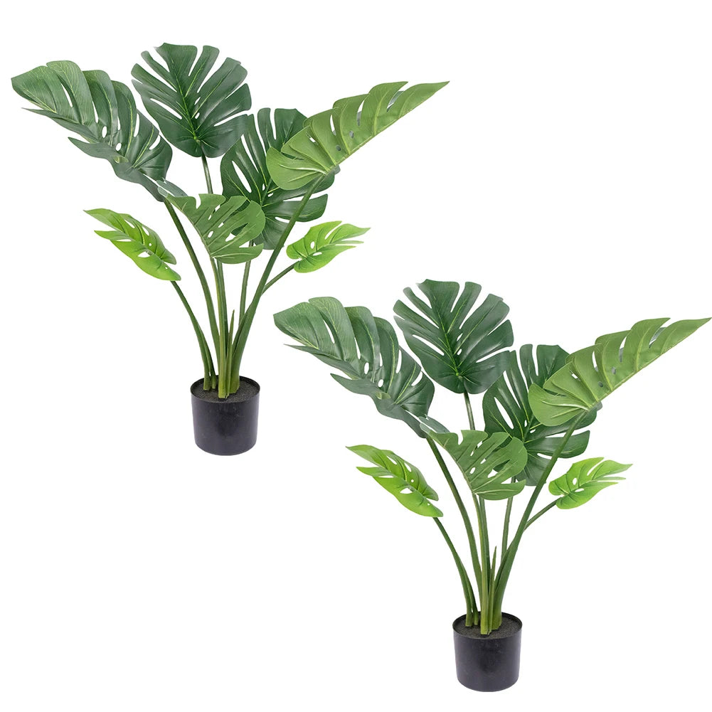 Artificial Monstera Tree With Pot for Home and Office Decor