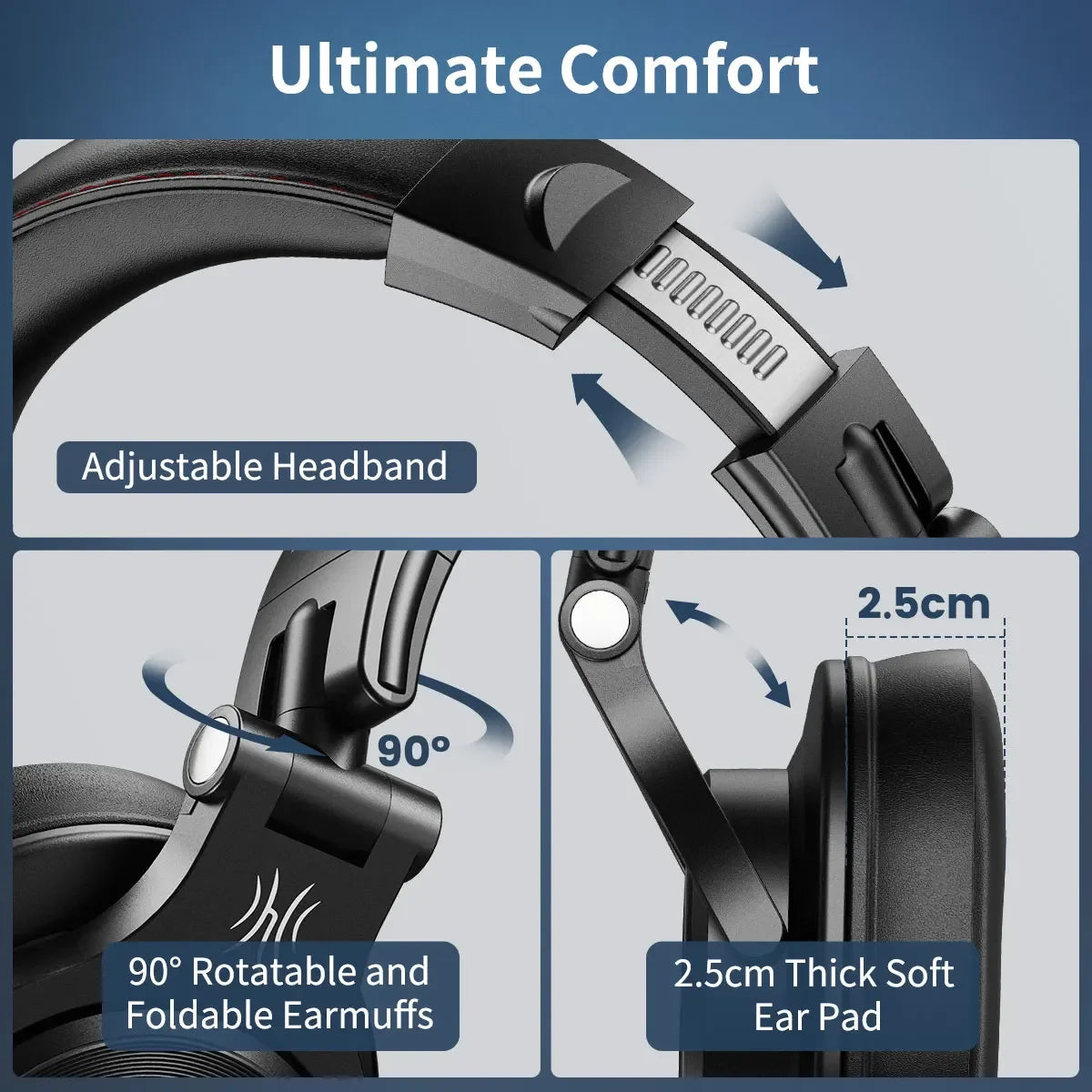 Oneodio A71 Wired HiFi Studio Headphones With Microphone