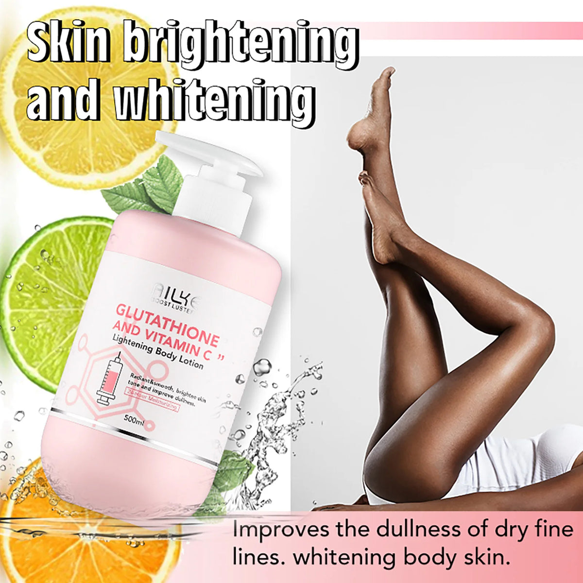 AILKE Vitamin C Glutathione Brightening Skin Care Set for Radiant Skin