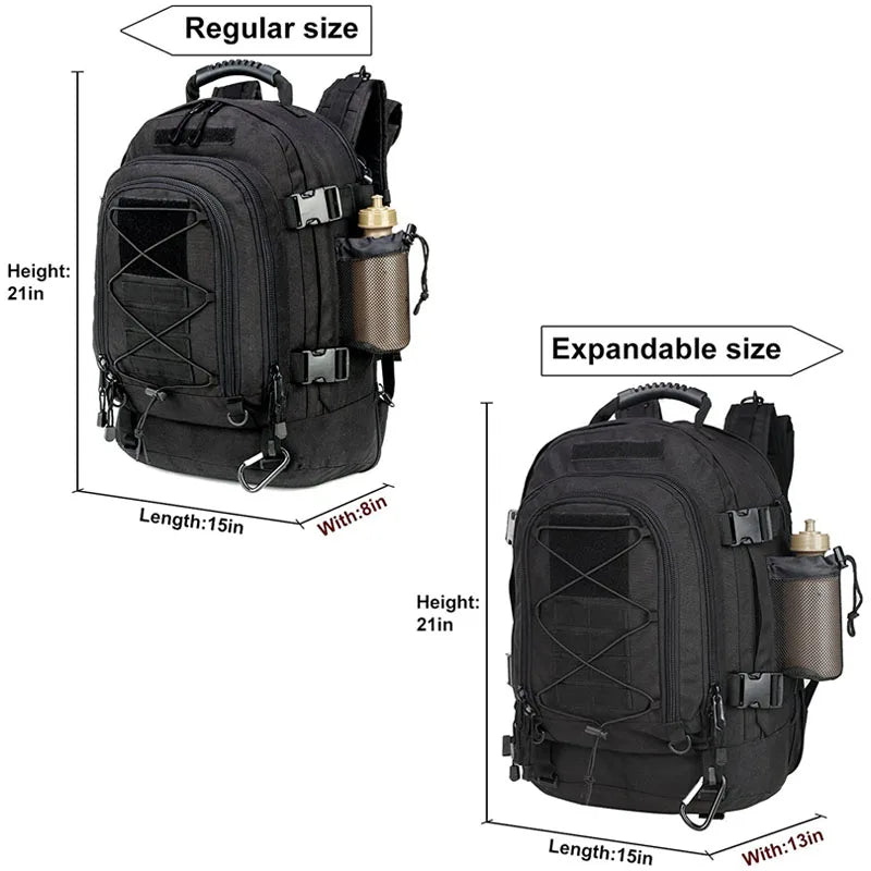 LQARMY Tactical Military Backpack for Hiking Camping and Outdoor Travel