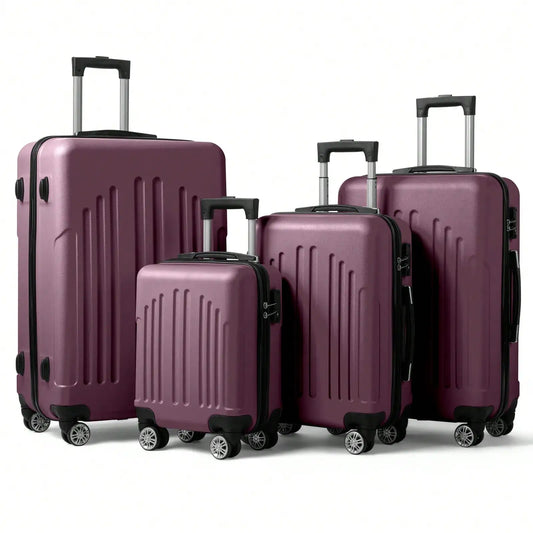ABS Hard Shell Luggage Set With TSA Lock Double Wheels