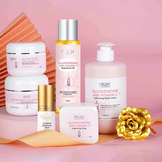 AILKE Glutathione Vitamin C Skin Brightening Body Care Kit