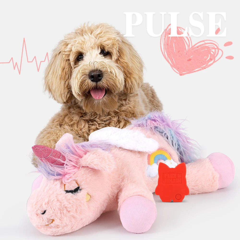 Heartbeat Sloth Plush Toy for Dogs Anxiety Relief and Comfort