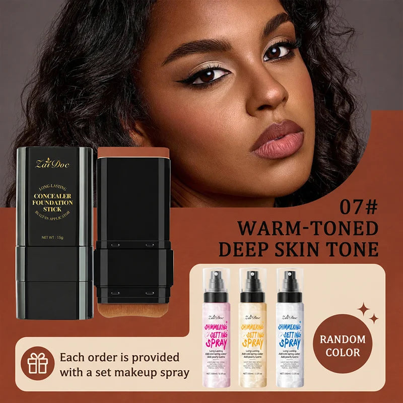 Zaidoc Long Lasting Concealer Foundation Stick Makeup