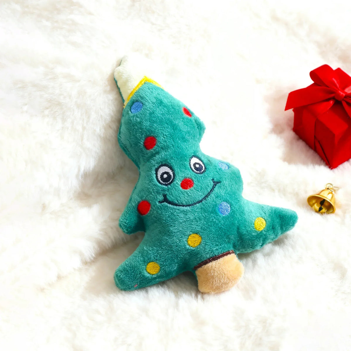 Christmas Plush Squeaky Interactive Toys for Dogs and Cats