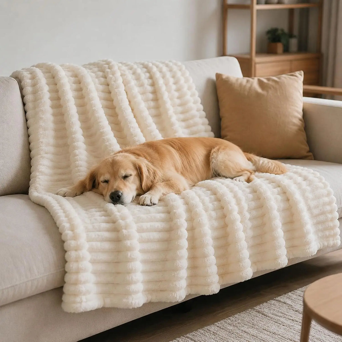 Emotional Support Blanket for Dogs Comforting Pet Throw