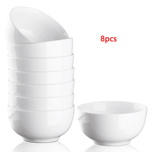 Microwave Safe Ceramic Bowls for Cereal Soup Salad and Pasta