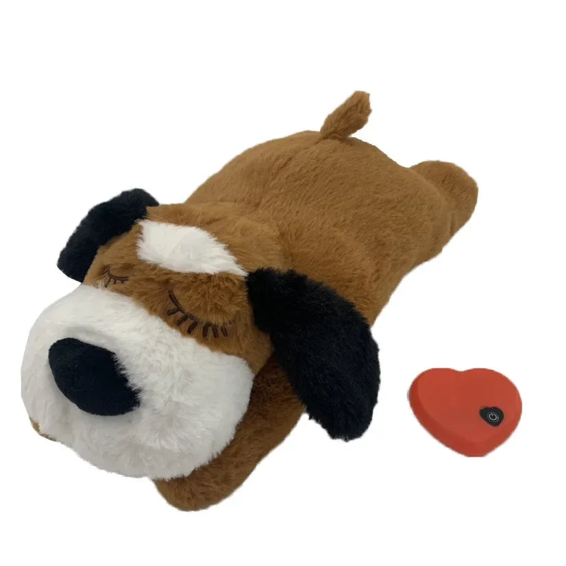Pet Anxiety Relief Heartbeat Plush Toy for Dogs and Cats