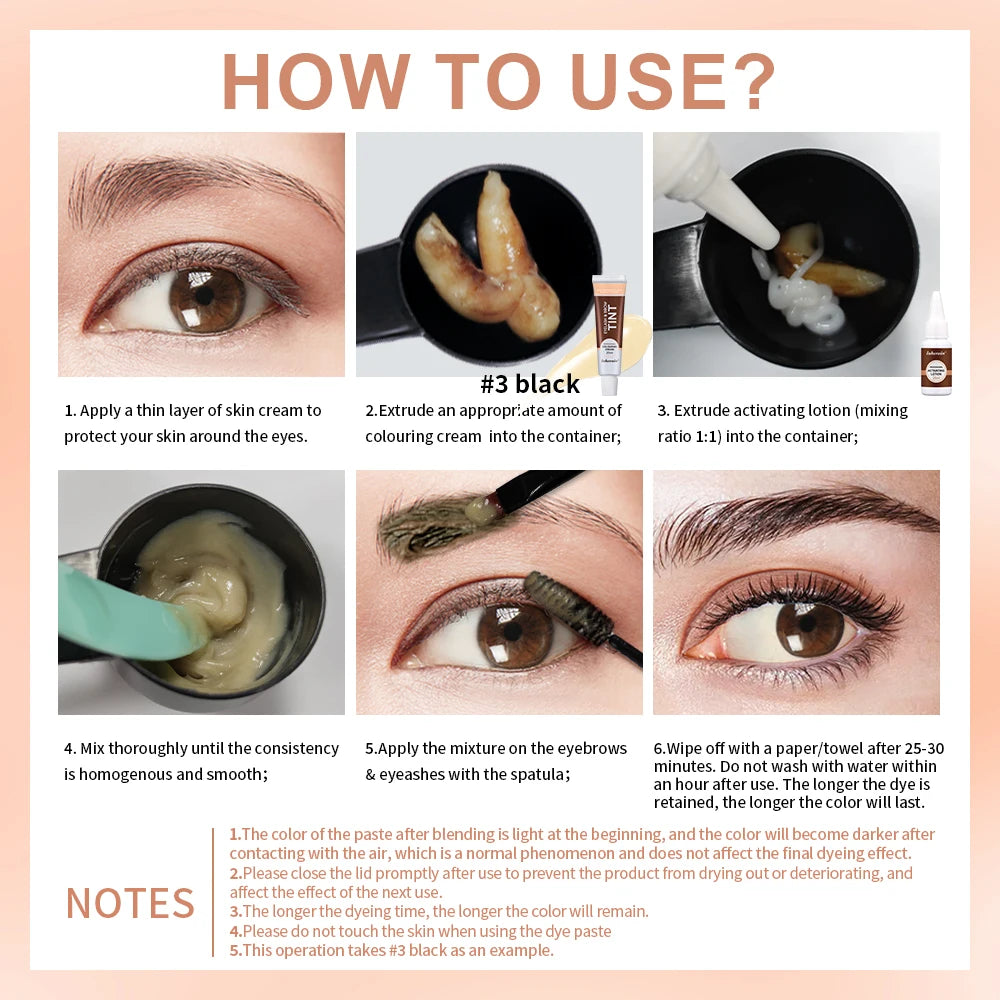 ibcccndc Eyelash Lift and Tint Kit for Salon or Home Use