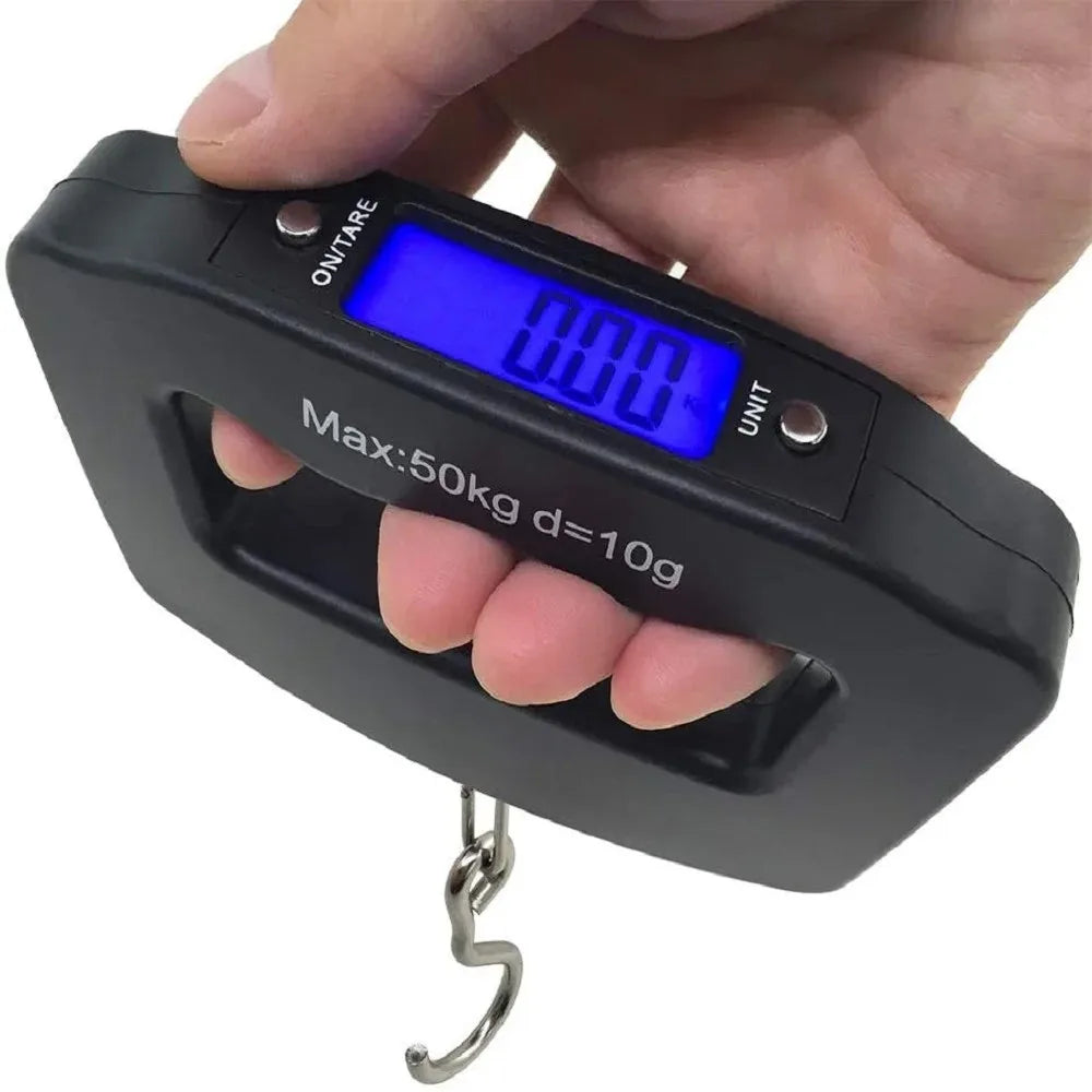 Digital Luggage Scale With Backlit Display For Travel