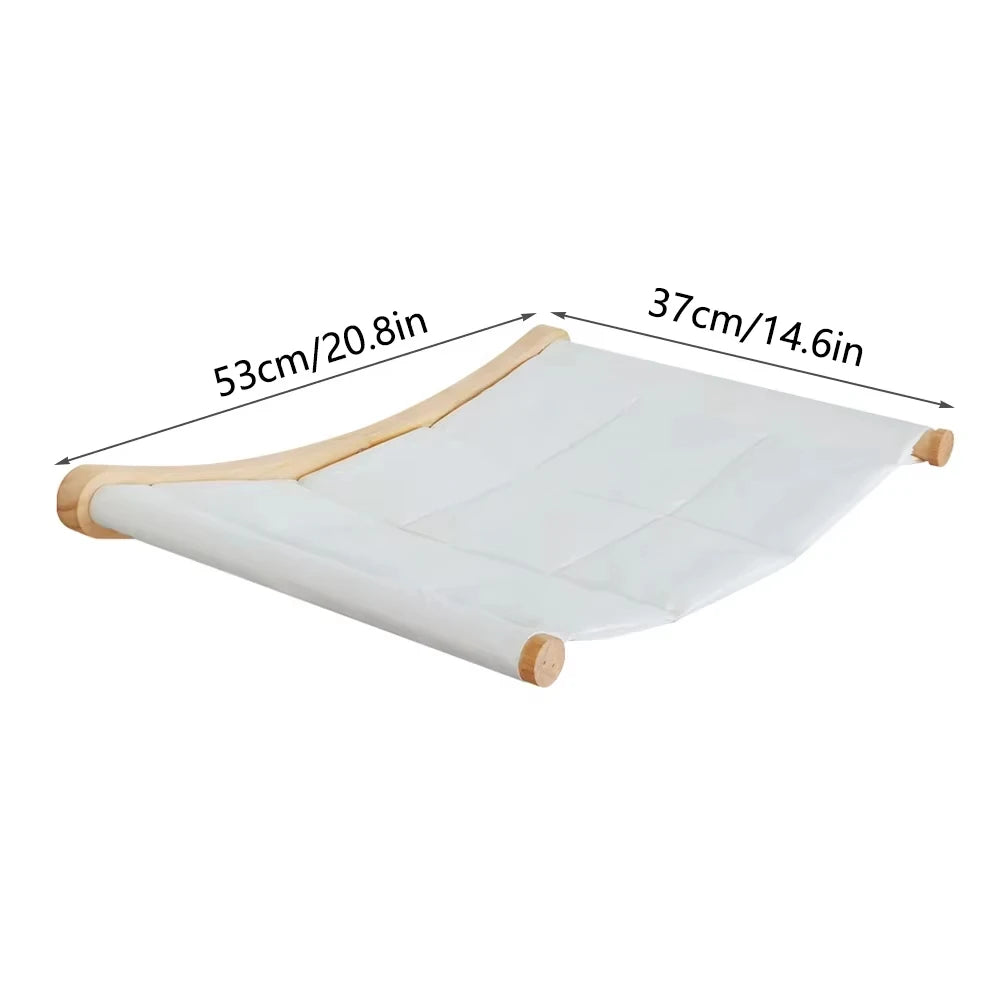 CWV Wall Mounted Sisal Cat Bridge for Climbing and Play